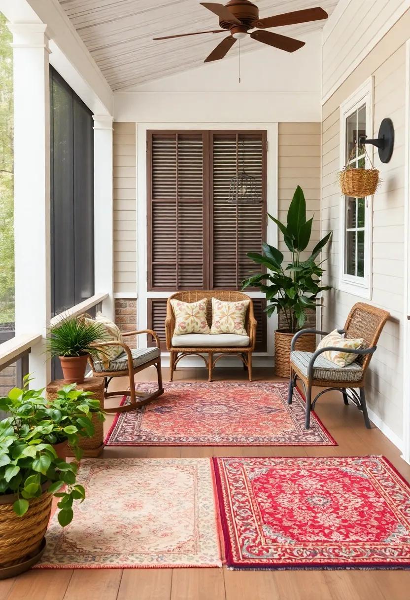 Vintage ‍Charm: Incorporate faded Persian rugs to bring a touch of timeless elegance,​ creating a cozy nook for relaxation