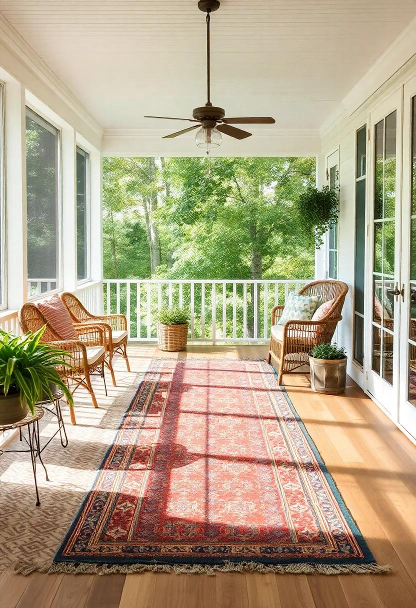 Coastal Inspiration:⁢ Soft blues and whites​ in​ striped ‍or wave-patterned rugs evoke seaside charm, ideal for beachside living