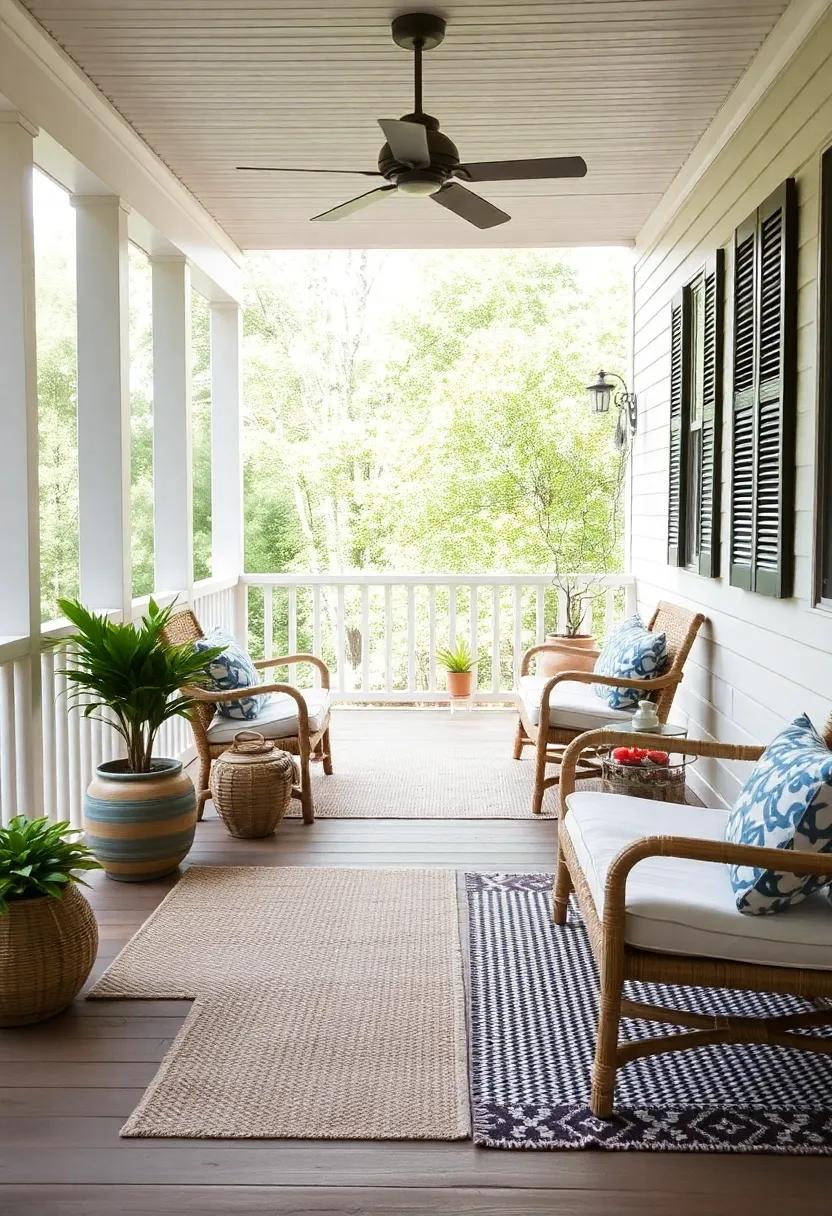 Earthy Palettes: Try rugs in neutral tones and natural fibers, ⁤enhancing the connection ‌to outdoor elements while maintaining comfort