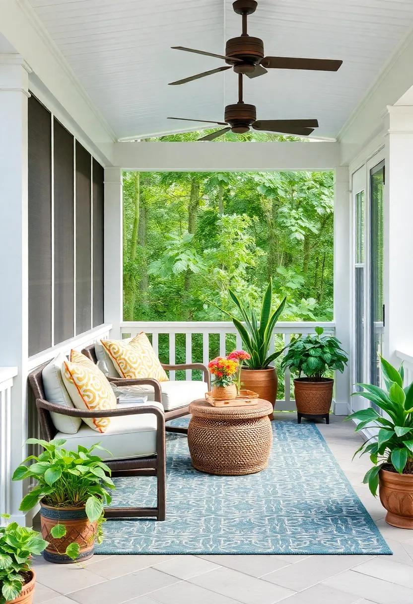 incorporate Greenery and Plants to Bring Life and Freshness to Your Porch