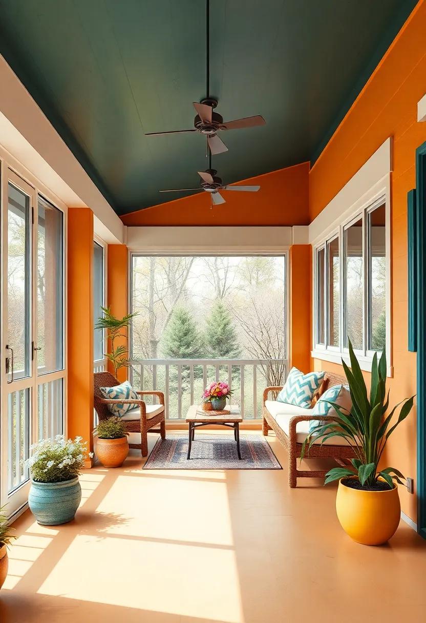 Bold ‌Color ‌Schemes for⁤ a Vibrant atmosphere