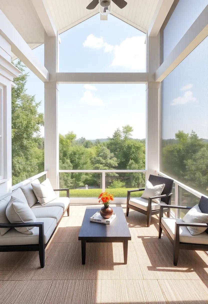 Enchanting Views ‌Framed by Thoughtfully ⁣Placed​ Screens