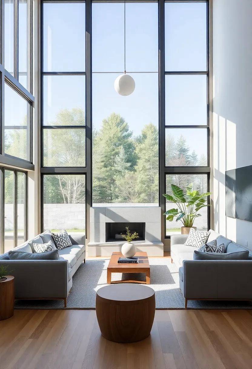 Embrace Natural Light with Large Windows and Open Spaces