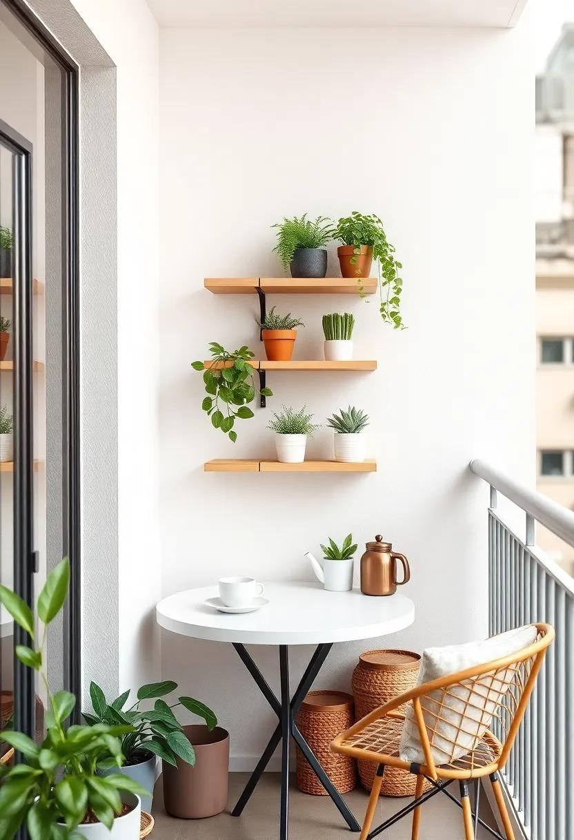 Utilizing ⁢Vertical Space with Wall Shelves for Plants and ‍Breakfast Essentials