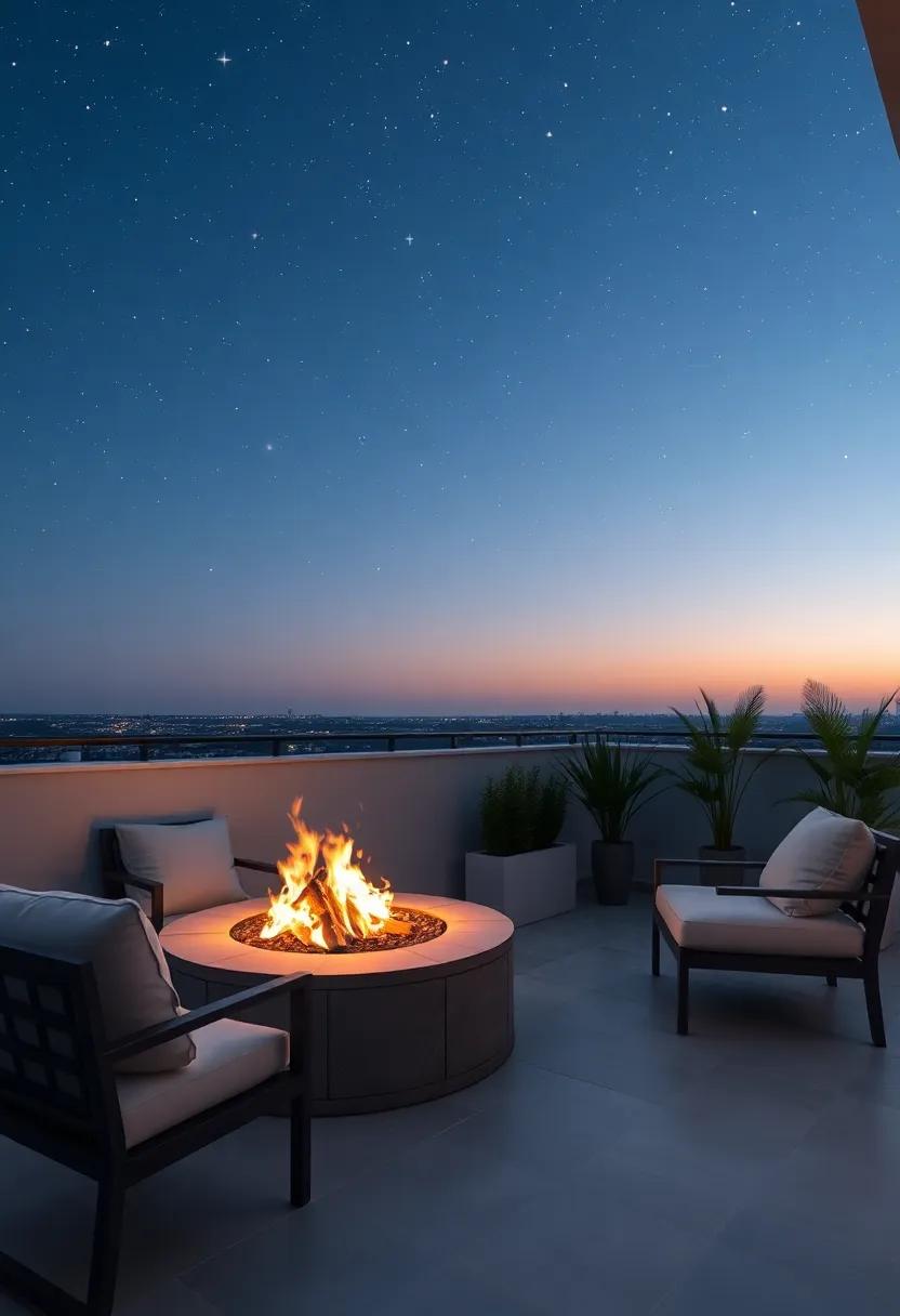 Introduce a Fire ​Pit for Cozy Nights under the Starry Sky