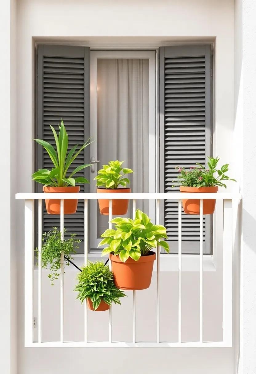 Transform ⁢Railings into Charming planter Displays for Added Greenery