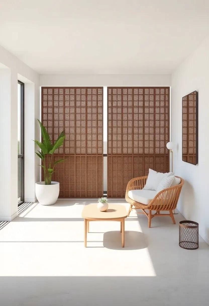 Use Folding screens for‌ Privacy While Maintaining an ​Airy Feel