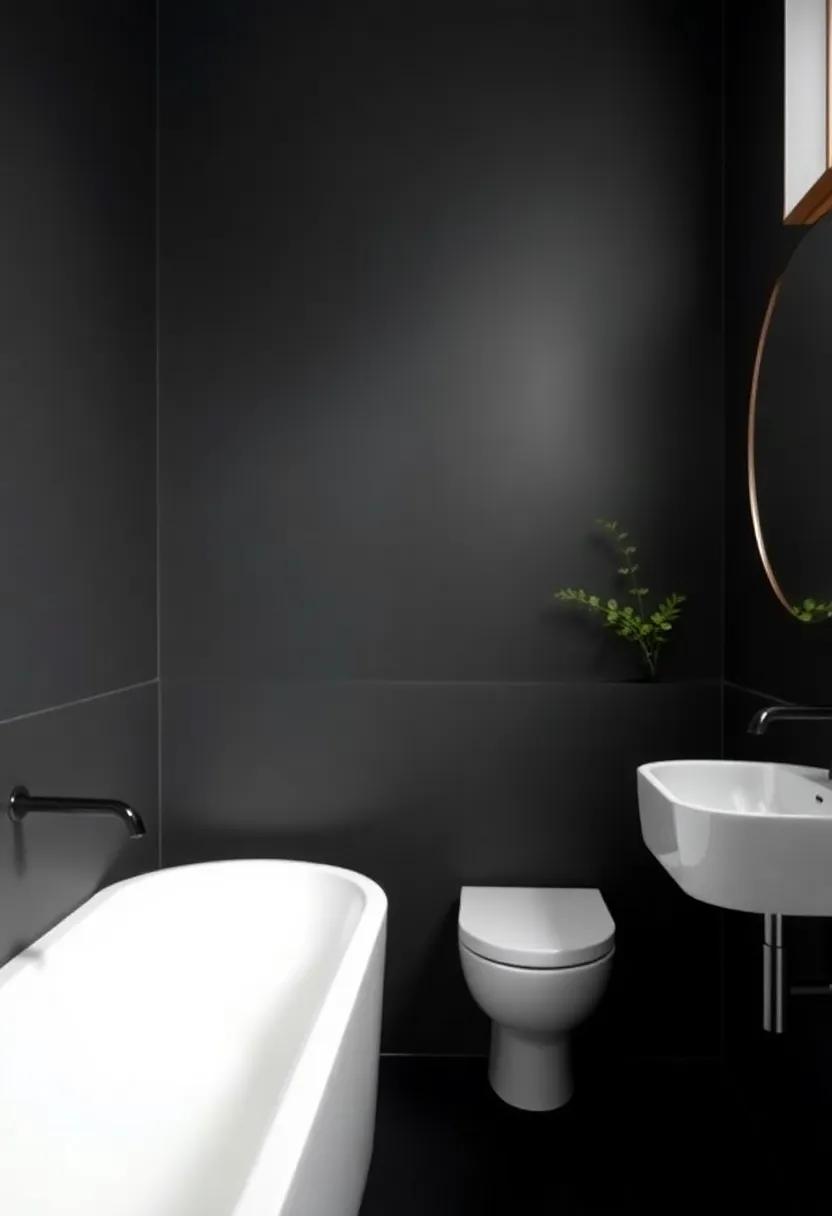 Choosing the⁢ Right Shade: A Palette⁣ of Dark Hues⁤ for Bathrooms