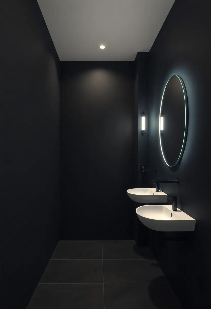 Transforming ⁣Perceptions: the‍ Allure of ⁣Dark Walls in Small Bathrooms