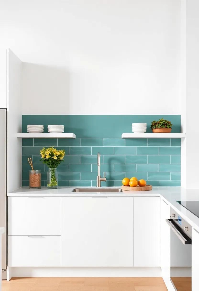 Utilizing⁤ Colorful Backsplashes for a Pop of Personality