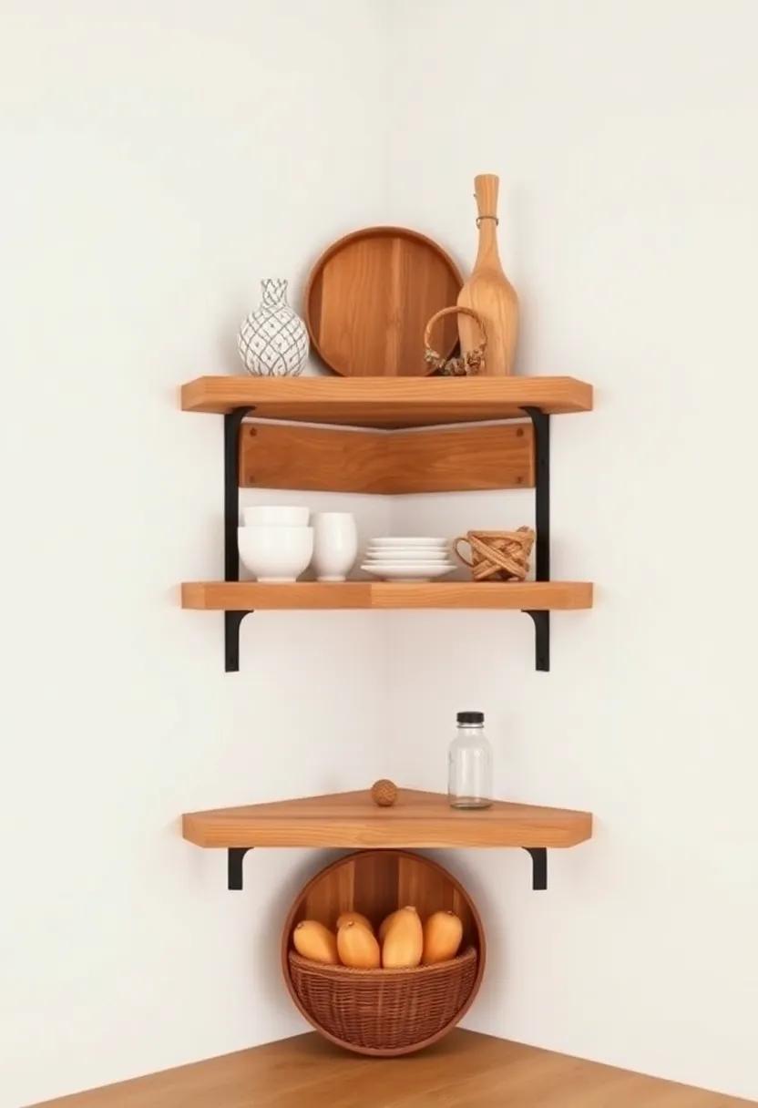 Rustic Wooden Shelves to ‍Create a cozy Farmhouse Feel