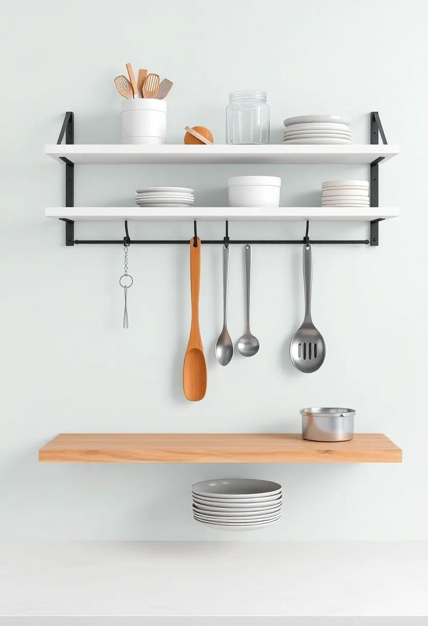 Utilizing Wall Space: Installing Hooks and ⁤Racks for Utensil Storage