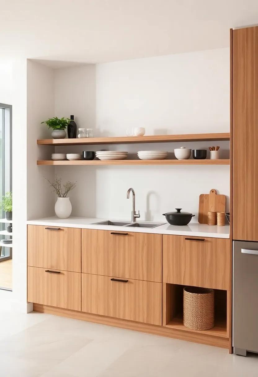 Stylish ‌Open shelving as a Feature: ⁢Blending ⁤Style ​and Functionality