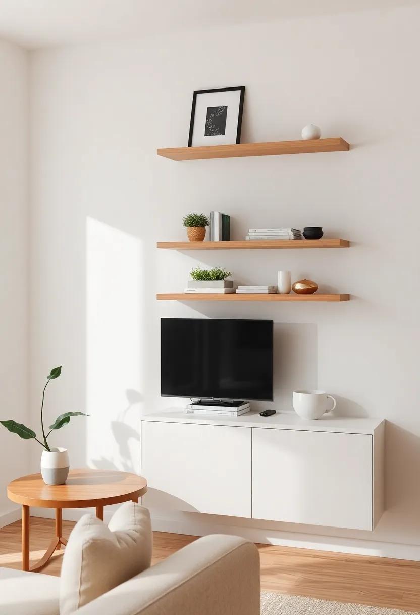 Slimline trays on shelves to keep smaller items organized without ⁤clutter
