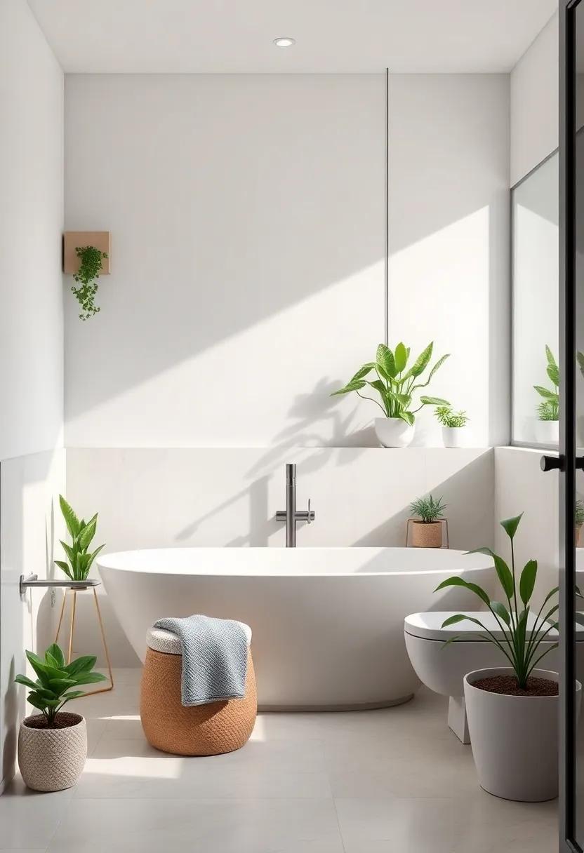 Add‍ greenery with easy-care‍ plants to infuse⁤ life and color into your bathroom ‌while improving air quality