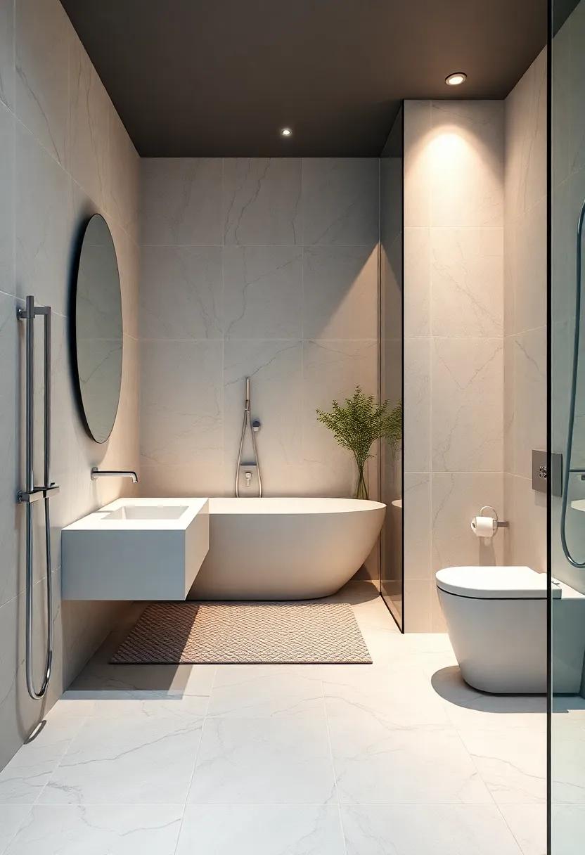 Create a luxurious experience by adding features like ⁣heated floors or a rainfall ⁢showerhead for ultimate relaxation