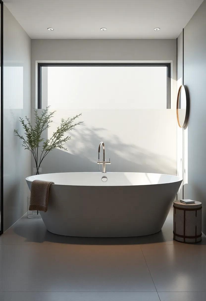 Incorporate a freestanding ‍soaking tub ⁤for a spa-like retreat feel, creating an instant⁣ focal point in your ‌bathroom