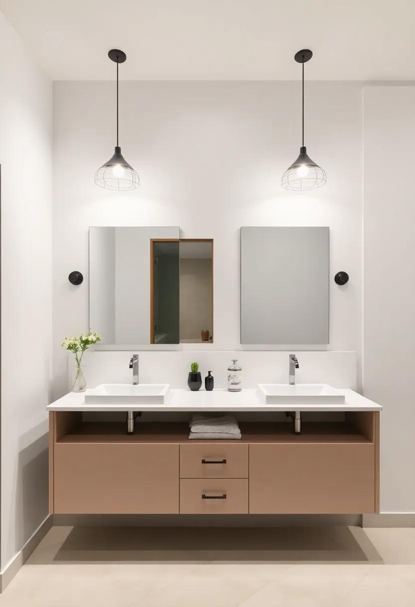 Upgrade your lighting with pendant fixtures or sconces that offer ​both⁤ style and functionality ‌above vanity areas