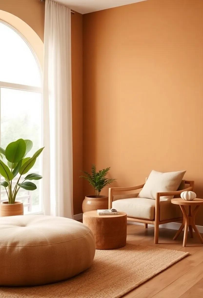 Clay Pot: Grounded and earthy,this color has a rustic feel that makes your living room feel grounded and welcoming