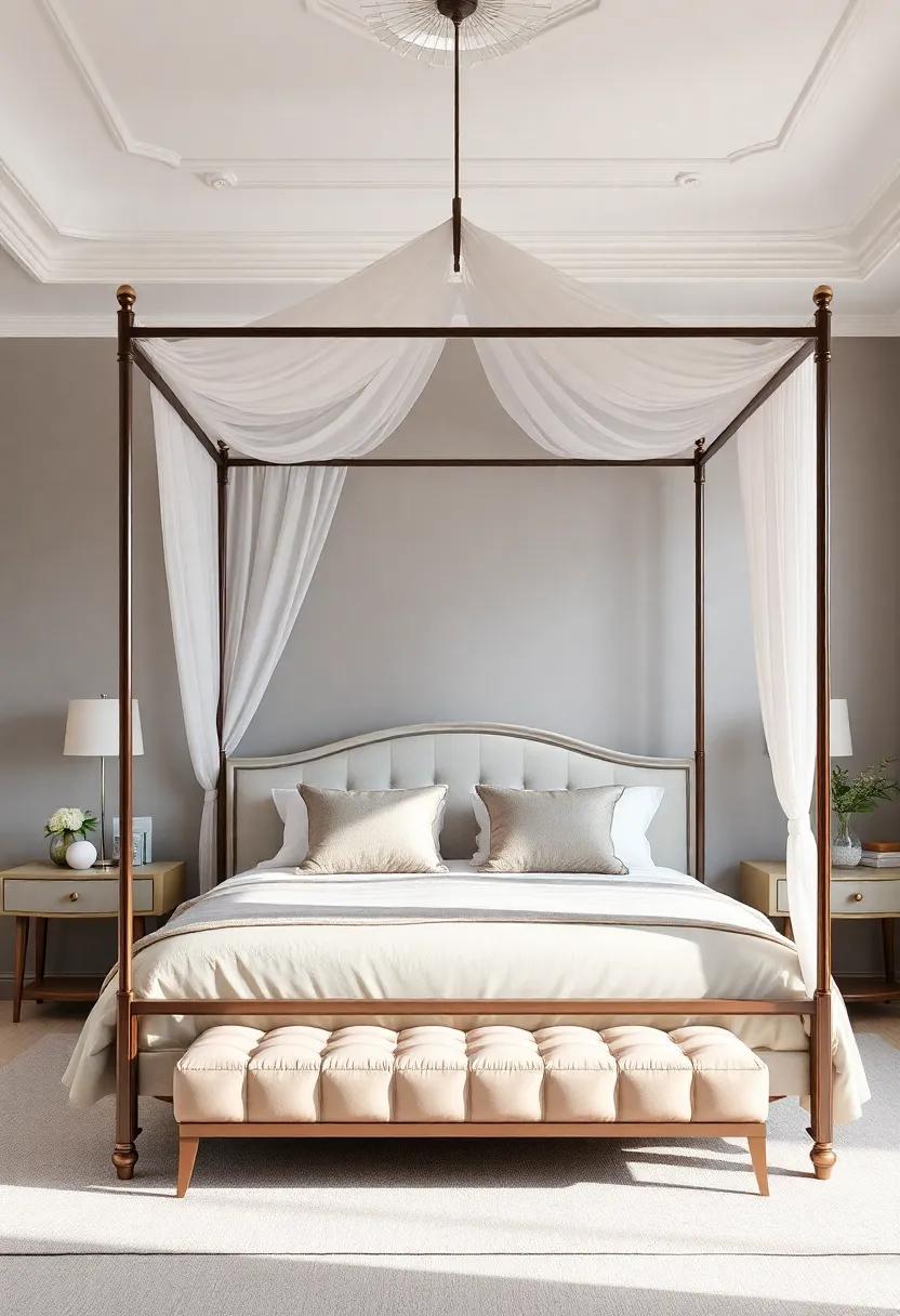 Elegant Canopy Beds Creating a Stunning Focal‍ point