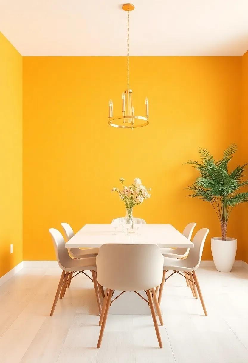 Sunset Gold: This warm, ​radiant hue mimics the tones of a sunset, ⁢providing a⁢ welcoming glow ‌to⁤ your dining space