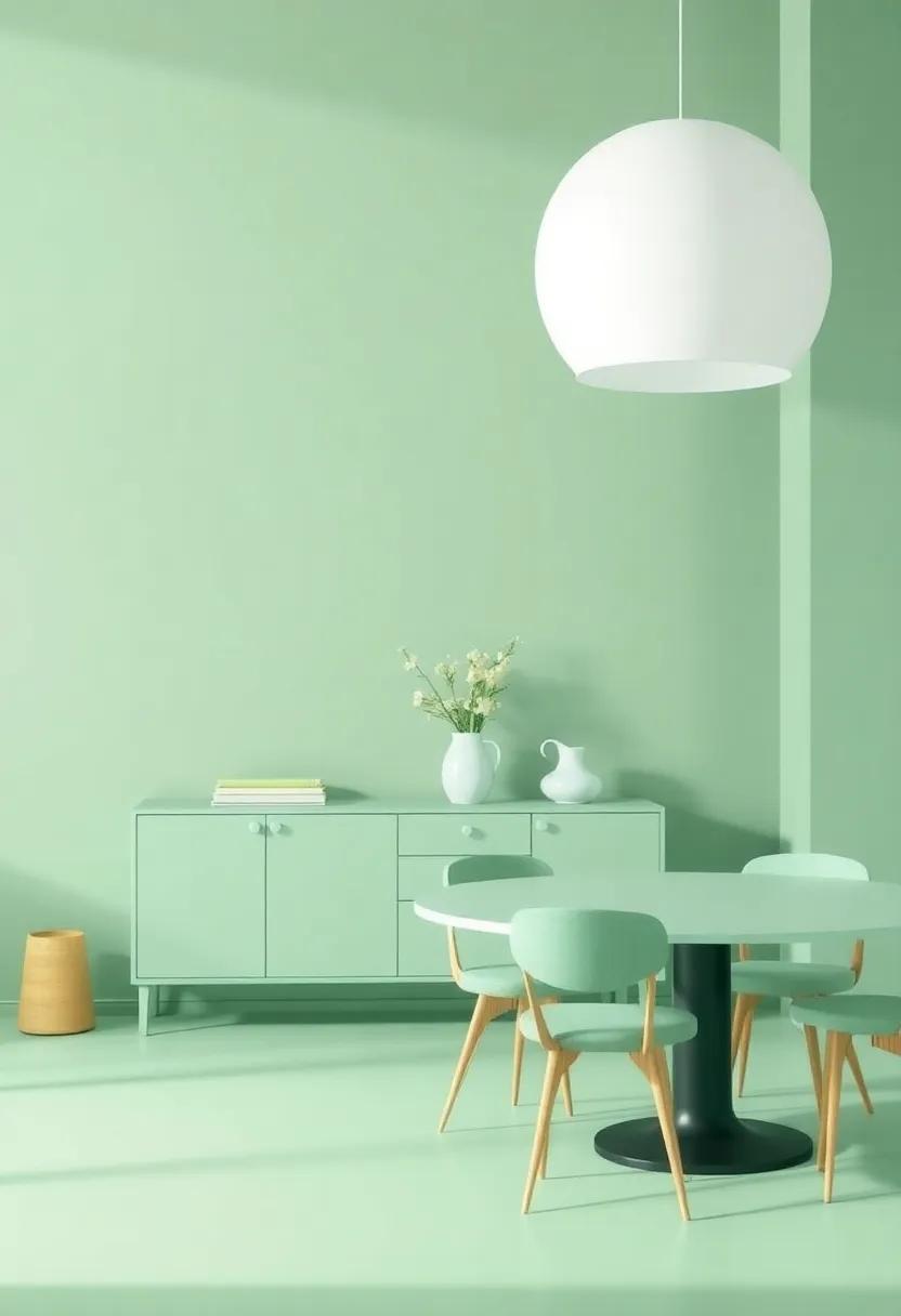 Mint‍ Green: Fresh and vibrant, this playful color rejuvenates the space while ‍maintaining a relaxed atmosphere