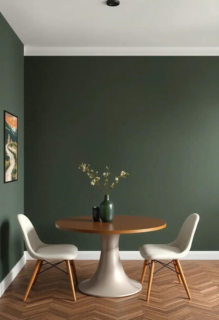 Charcoal​ Green: A deep, moody shade that combines ‌elegance with a grounding‍ effect, perfect for ​modern decor