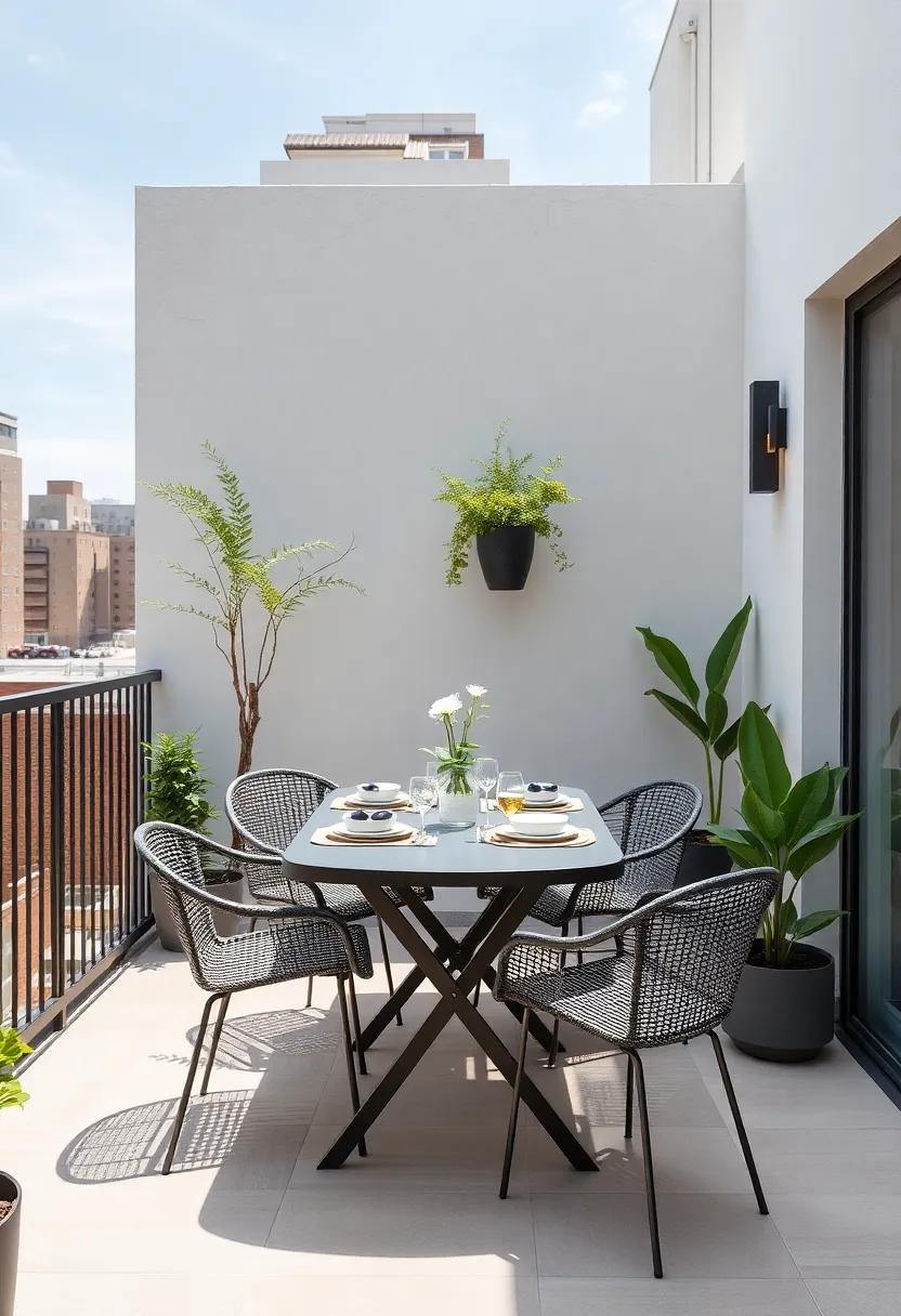 Building a ‍Compact Dining ‌Area for Al‌ Fresco Meals