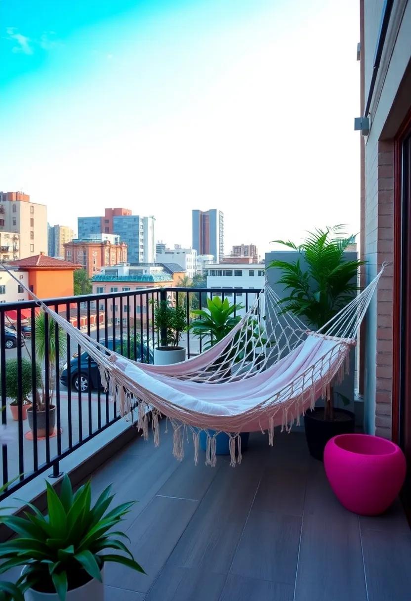 imagining ⁤a​ Balcony Escape with Dreamy‌ Hammocks