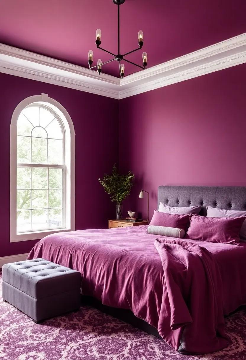 Rich Plum: ⁤Deep and alluring, rich plum ‍creates a ⁤sumptuous feel ‌that wraps ⁣you in luxury while still remaining ⁤comforting