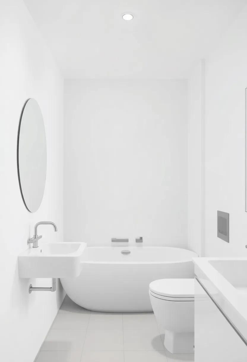 Creating Serenity:⁢ The Soothing Power ⁤of White Bathrooms
