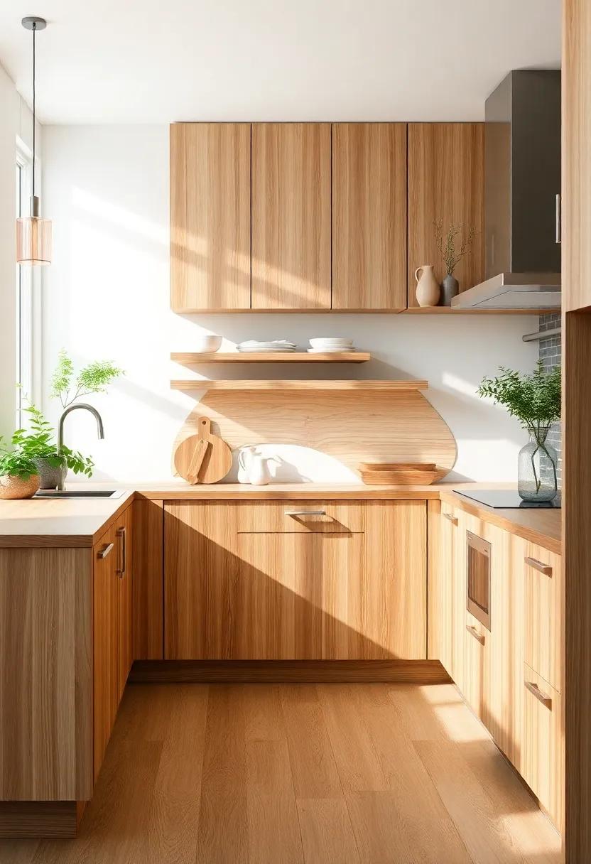 Eco-Friendly Choices: Choose sustainable wood options to build your cabinets, marrying style with⁣ an eco-conscious approach