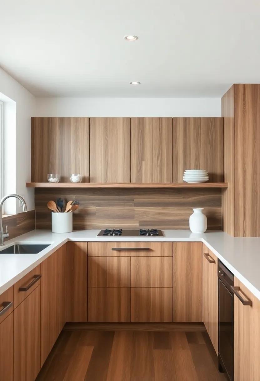 Two-Tone Cabinets: Mix and match different wood finishes ⁤to create an eye-catching contrast that ​adds depth and interest
