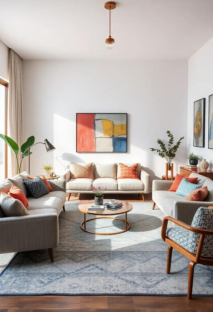 Embrace Eclecticism: Transform Your Living Room with Creative Textile Combinations