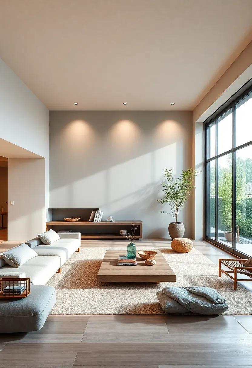 Harmony in Design: Embracing Natural Stone Accents in Japanese Living Rooms