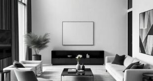 25 Elegant Inspirations for a Monochrome Black Luxury Living Room