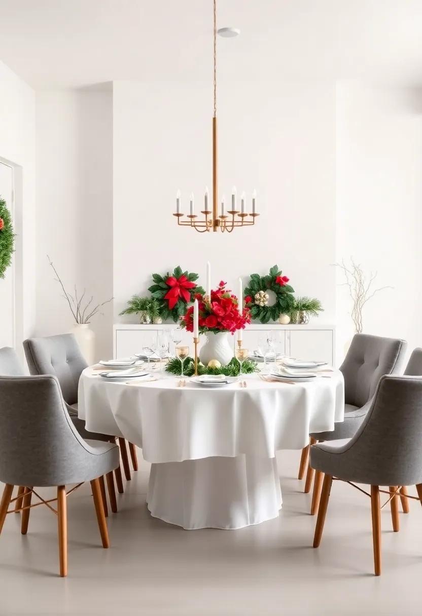 25 Creative Festive Holiday Dining Room Arrangements to Inspire Your Celebrations