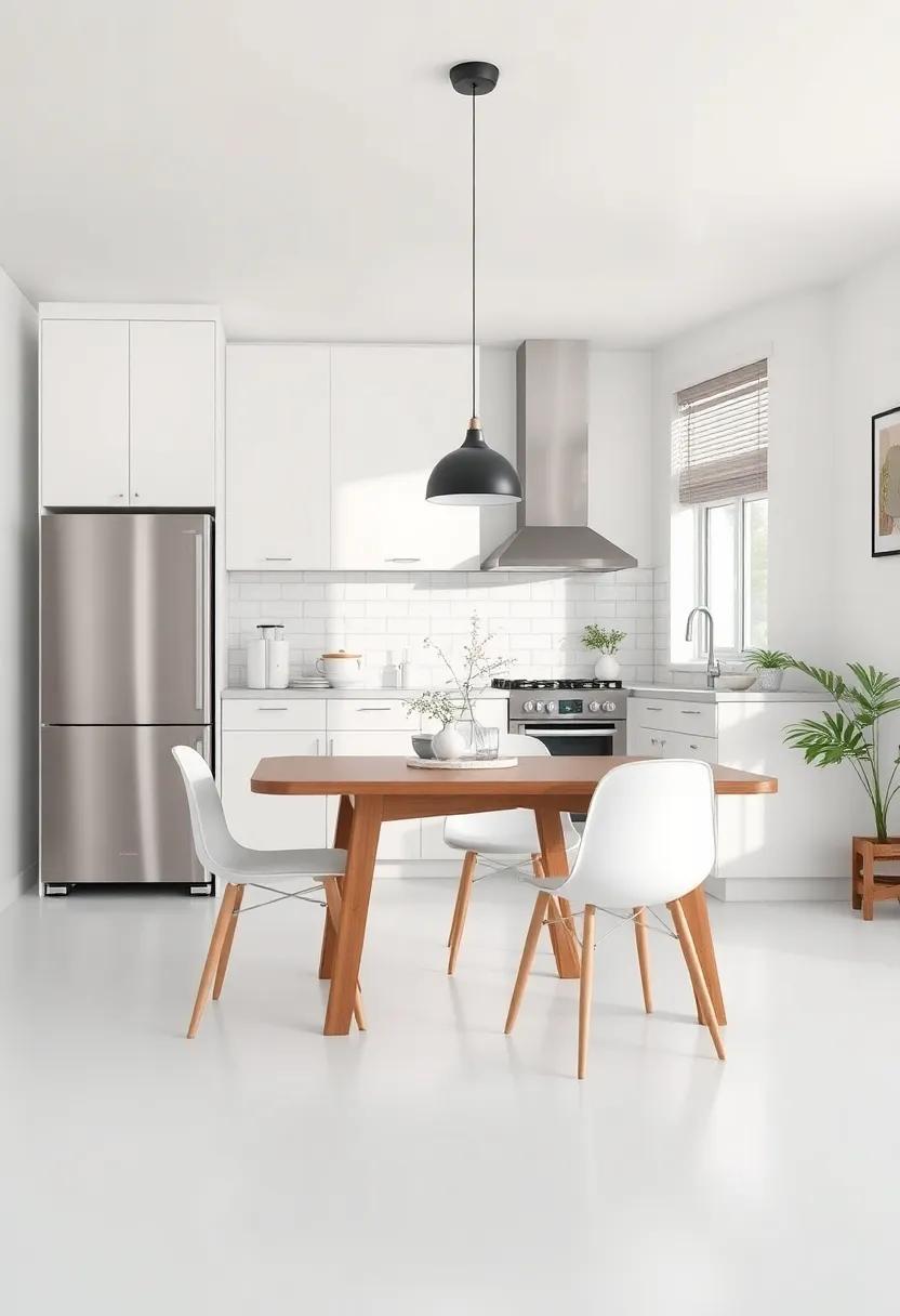 Maximizing Charm: Transforming a Small Kitchen with an Inviting Dining Table