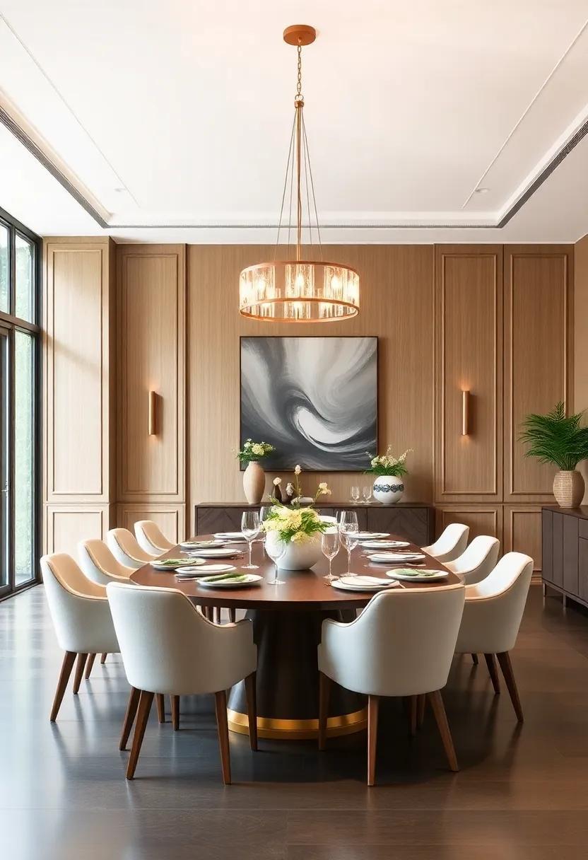 Elevate Your Space: The Art of Statement Lighting in Grand Dining Rooms