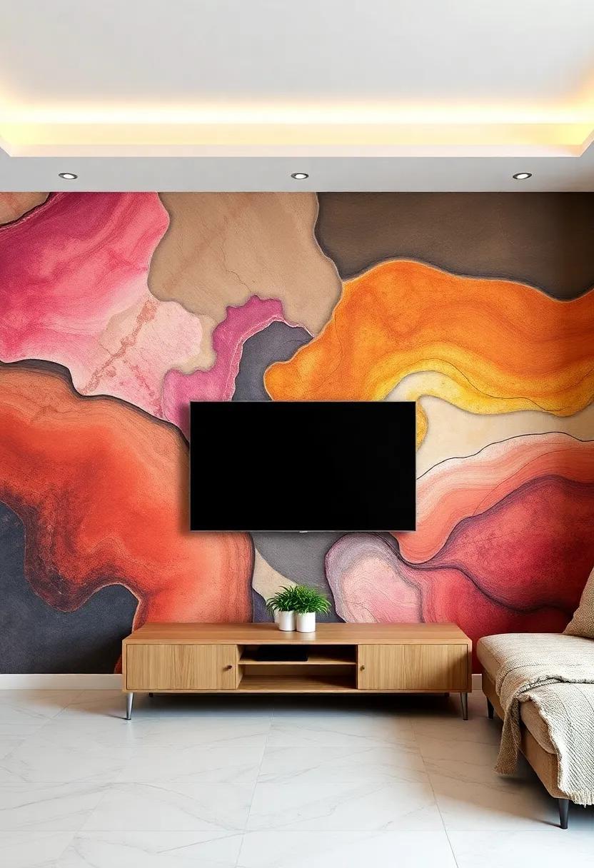 Transform Your Space: Artistic Wall Coverings for Stunning TV Feature Walls