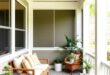 25 Creative Small Screened Porch Ideas with Space-Saving Storage Solutions
