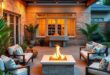 25 Cozy Ideas for Your Patio with Outdoor Fire Pit Seating to Ignite Your Evenings