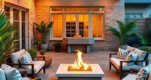 25 Cozy Ideas for Your Patio with Outdoor Fire Pit Seating to Ignite Your Evenings