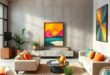 27 Vibrant Ways to Embrace Eclectic Style with Colorful Artwork in Your Home