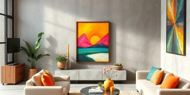27 Vibrant Ways to Embrace Eclectic Style with Colorful Artwork in Your Home