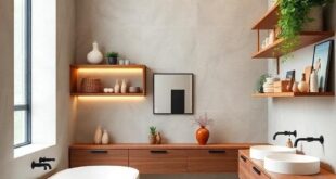 29 Inspiring Ideas for Modern Bathroom Decor with Open Shelving