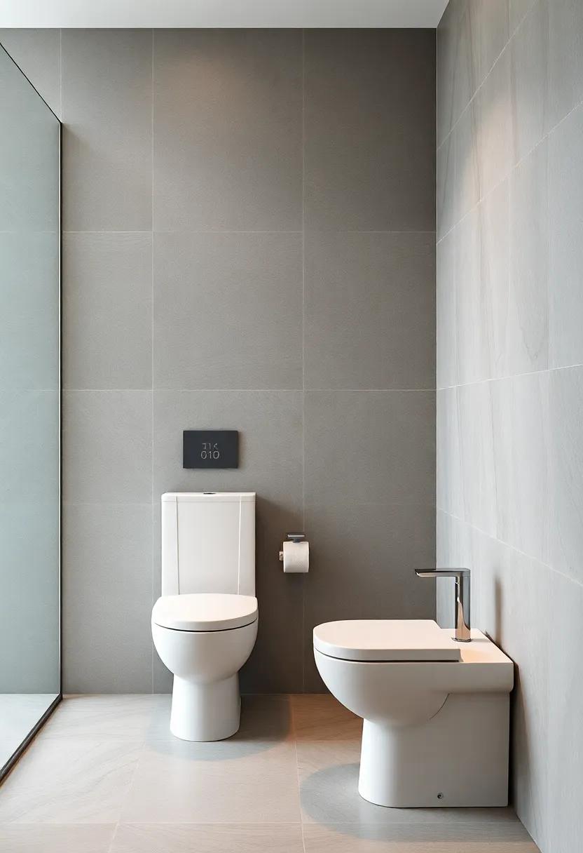 Install Soft Close Toilets: modern⁣ sanitary ware with soft-close features adds a touch of luxury while maintaining the serene atmosphere