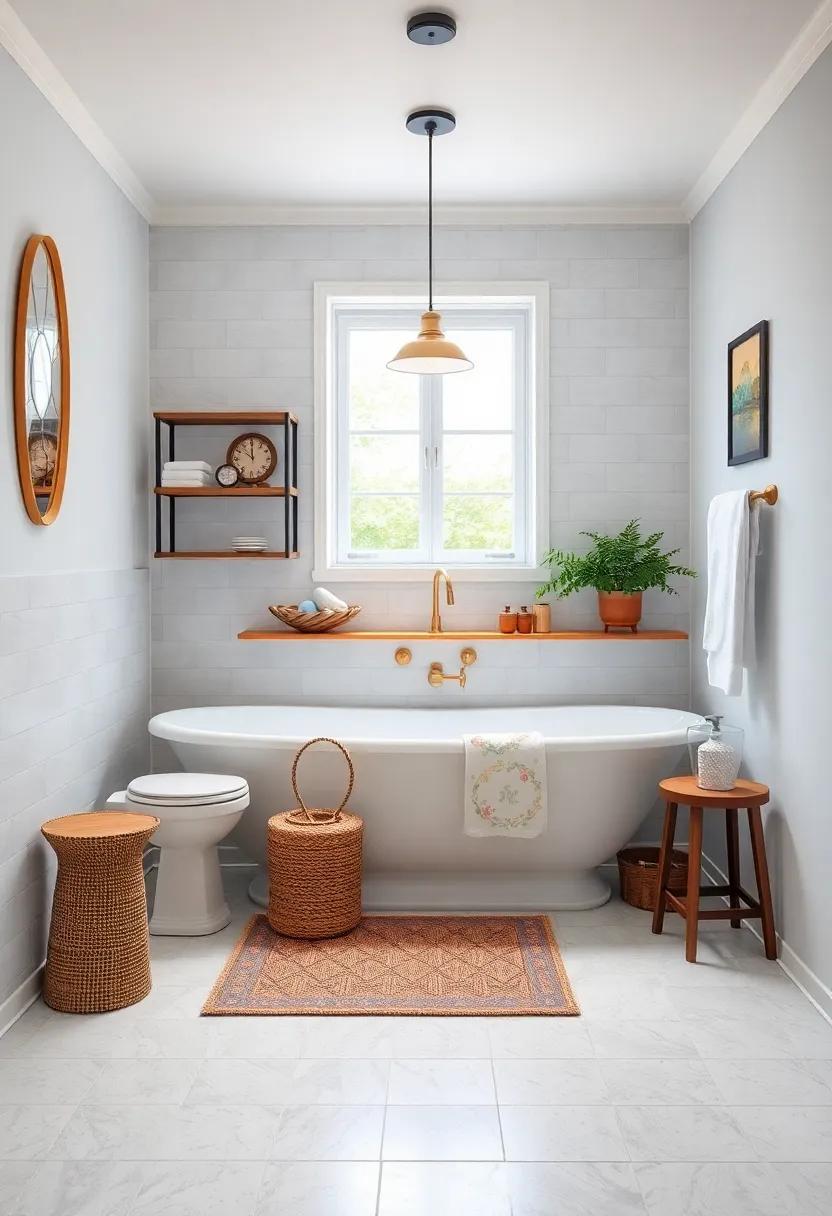 Opt for Vintage Finds: Select vintage décor pieces or accessories to infuse character and charm, drawing on times gone by for a nostalgic retreat