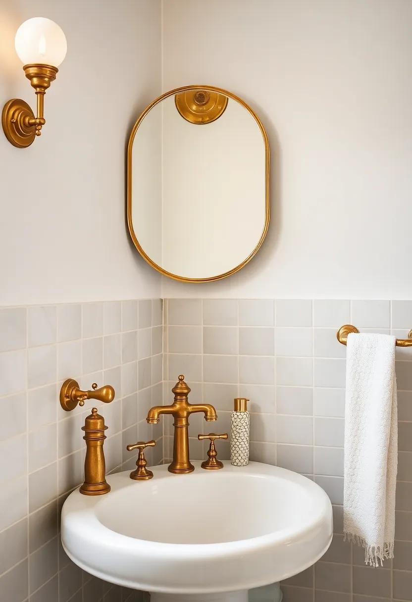 Brass Fixtures: Utilize ​brass hardware and accessories for ‍a​ warm patina that adds a touch of historic charm to modern spaces