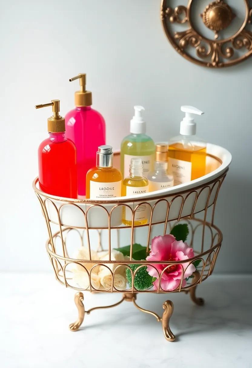 Decorative Bath Caddies:‍ Use vintage-style bath caddies to showcase‌ your favorite oils and bath products while‌ enhancing aesthetic appeal
